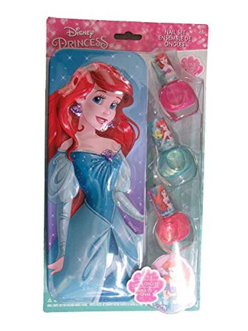 Townley Girl Disney Princess Ariel Purse with 3 Pack Nail Polish Set 4 CT Townley Girl Disney Princess Ariel Purse with 3 Pack Nail Polish Set 4 CT