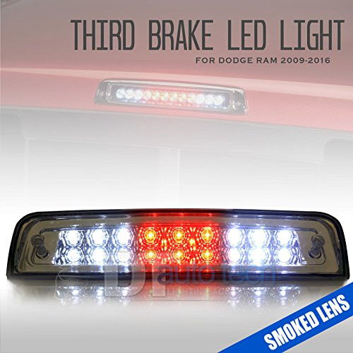 2009-2017 Ram 1500/2500/3500 LED Rear 3rd Third Brake Center High Mount Stop Light Cargo Lamp (Smoked)