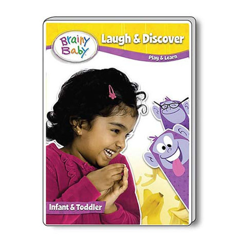 Brainy Baby Laugh and Discover  Play and Learn Deluxe Edition Infant DVD