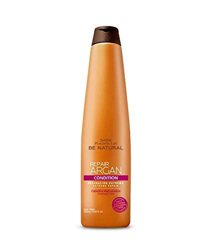 Placenta Life Be Natural Nourishing   Repair Argan Conditioner for Damaged Hair- 350ml-11-83 fl-oz- Repair Argan Conditioner