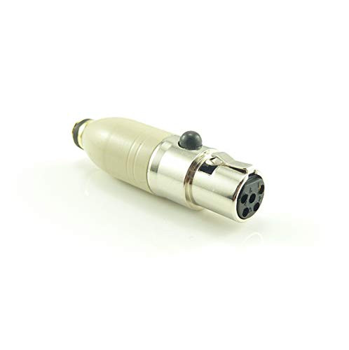 HIXMAN C5L Adapter For DPA Microphone Microdot Adapter to Compatible with Lectrosonics Wireless Microphone Audio