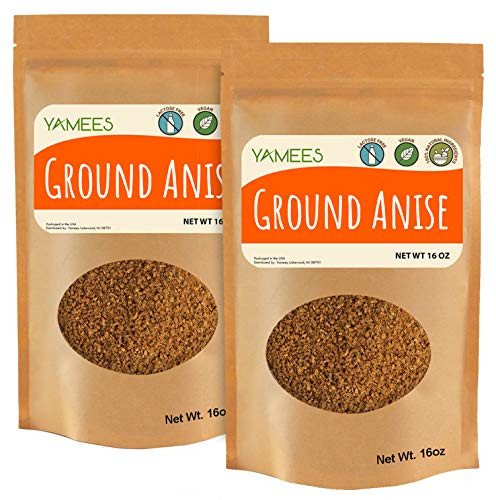 Anise  2 Pk - 2 Pounds 16 Ounce Bag - Ground Anise Seeds  Aniseed - Bulk Spices