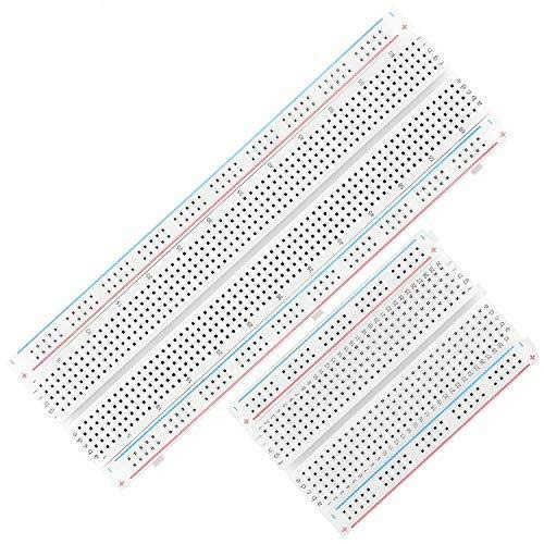 8PCS Breadboards Kit  Electronic Breadboar  4PCS 400 Points 4PCS 830 Points Solderless Breadboards Kit for Electronic Projects and Arduino Proto Shield Distribution Connecting Block