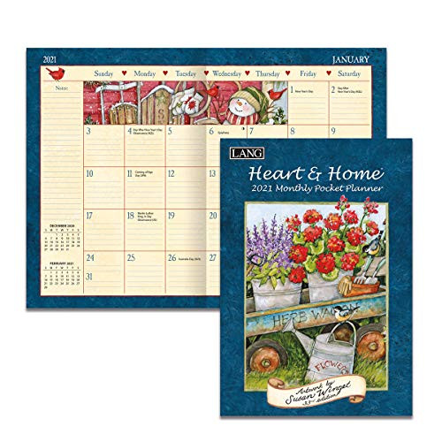 LANG Heart   Home 2021 Monthly Pocket Planner 21991003161