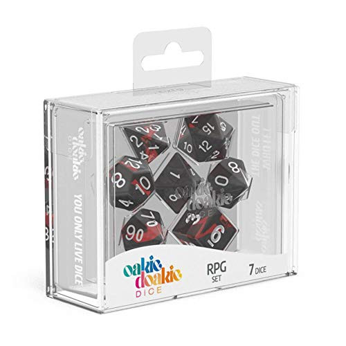 Oakie Doakie Dice RPG-Set Enclave Ruby