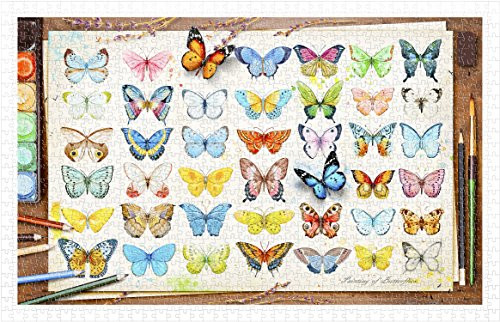 Pintoo - H2027 - Beautiful Butterflies - 1000 Piece Plastic Puzzle