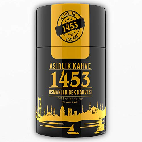 Artisan La Petite Asirlik 1453 Osmanli Dibek Kahvesi Turkish Coffee 250g - 8-81oz Can   Premium Fine Ground Arabica Coffee  Medium Roast  Authentic Turkish Specialty Fresh Roasted Non-GMO Vegan  Halal