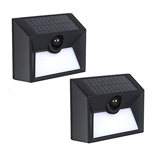 Westinghouse Intelligent Solar Motion Sensor Lights Outdoor  20 SMD LEDs Solar Fence Lights 300 Lumens Motion Activated Lights  Waterproof Wireless Security Lights 2 Pack