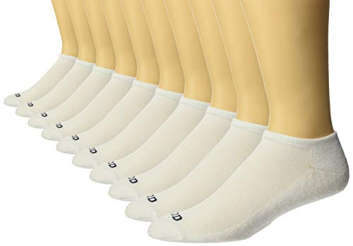 Izod Men s 10PK Athletic LowCut Socks  White  10-13