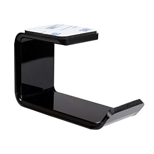 Earphone Stand Headphone Hanger Holder Wall Mount Headset Hook Under Desk Fit for All Headsets Such as Gaming Headphones or Music Headphones - Black Earphone Stand Headphone Hanger Holder Wall Mount Headset Hook Under Desk Fit for All Headsets Such as Gaming Headphones or Music Headphones - Black