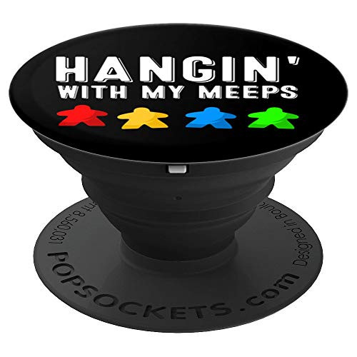 Funny Board Game Gift Men Women Cool Meeple Lover Player PopSockets Grip and Stand for Phones and Tablets