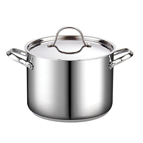Cooks Standard 8-Quart Classic Stainless Steel Stockpot with Lid