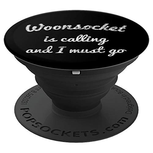 WOONSOCKET RI RHODE ISLAND Funny City Trip Home USA Gift PopSockets Grip and Stand for Phones and Tablets