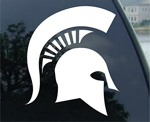 Wincraft NCAA Michigan State Spartans 8x8 White Team Logo Decal