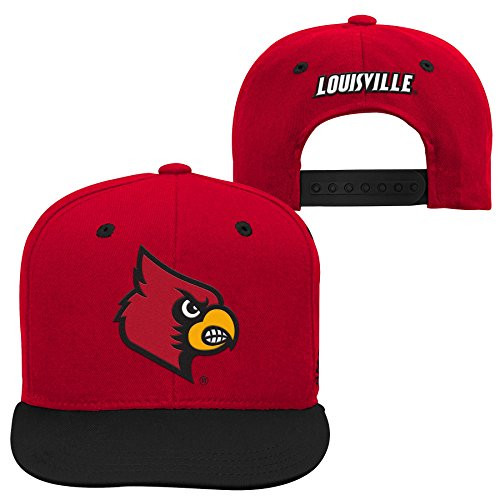 NCAA Louisville Cardinals Infant Outerstuff 2-Tone Flat Brim Snapback Hat Team Color Youth One Size NCAA Louisville Cardinals Infant Outerstuff 2-Tone Flat Brim Snapback Hat Team Color Youth One Size