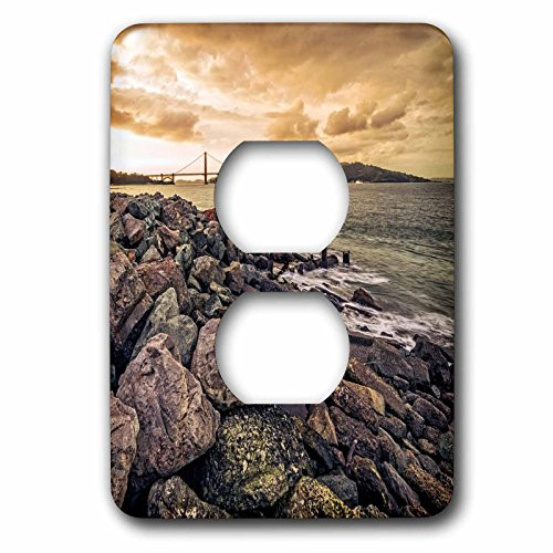 3dRose lsp_212132_6 San Francisco Sunset 2 Plug Outlet Cover