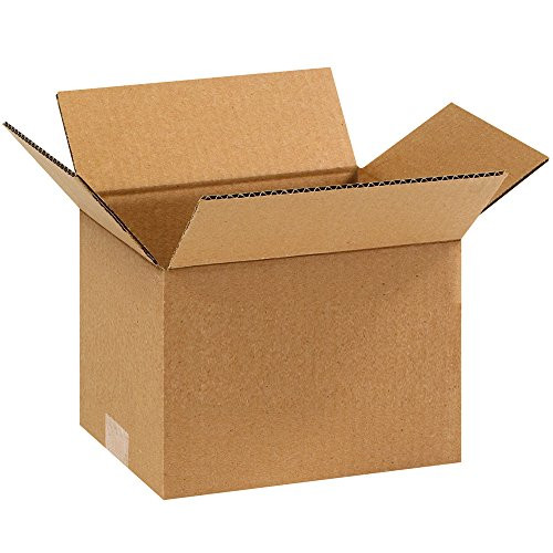 Aviditi 976 Corrugated Cardboard Box 9  L x 7  W x 6  H  Kraft  for Shipping  Packing and Moving Pack of 25