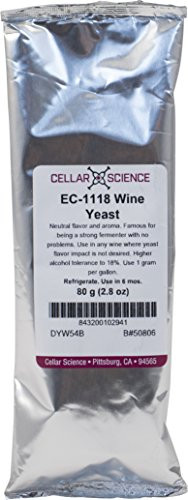 CellarScience - DYW54B Dry Wine Yeast - EC-1118 80 g