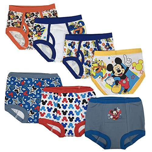 Disney boys Mickey 3pk Training Pants   4pk Briefs Underwear  Mickey Multi  4T US