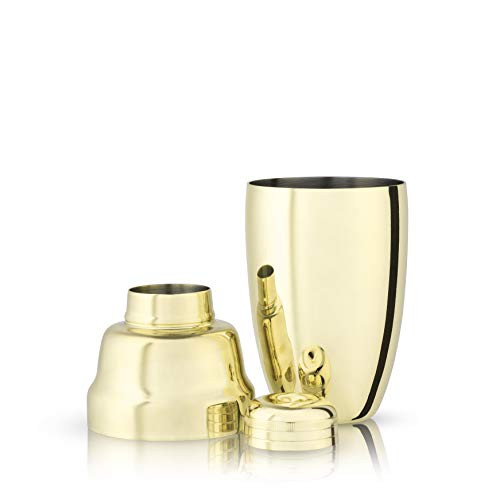 Viski SS-TRU-4815 4815 Belmont - Gold Heavyweight Cocktail Shaker