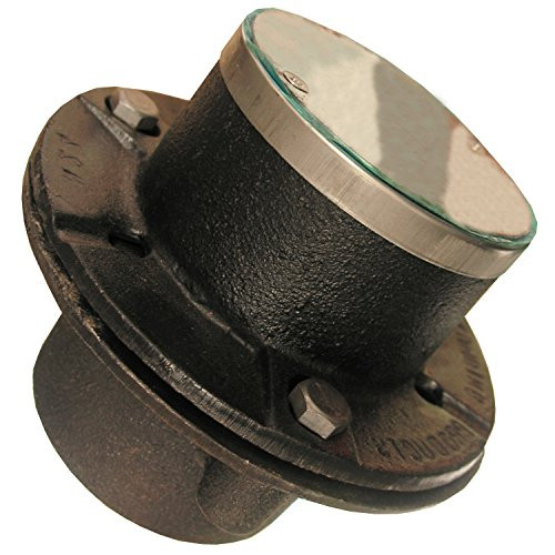 LASCO 03-1208 #5 Ez-Test Caulk-In Shower Drain, 2", Cast Iron, Chrome Plated Grid