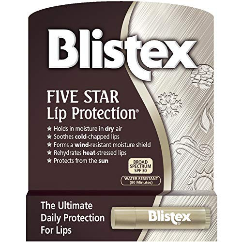 Blistex Five Star Lip Protection Lip Protectant-Sunscreen SPF 30-24 ct  Pack of 5