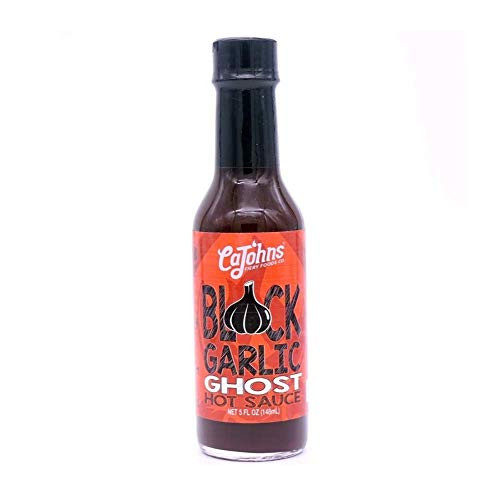 CaJohns Black Garlic Ghost Hot Sauce