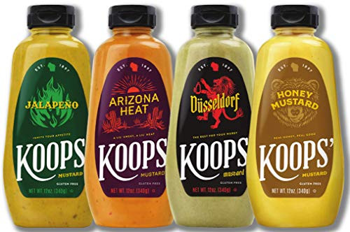 Koops  Discover Flavors Mustard Variety Pack  12 oz- Bottle  4-Pack
