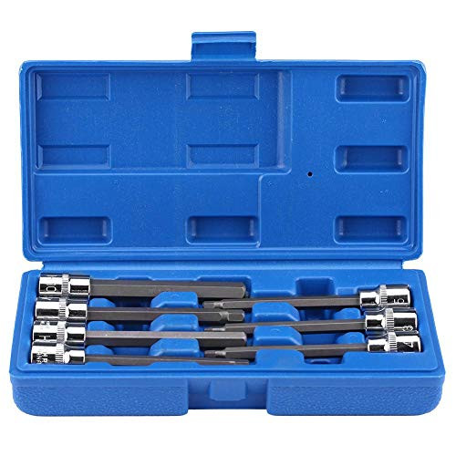 Hex Socket Set  7Pcs Extra Long Hex Bit Socket Set 3-4-5-6-7-8-10 mm Drive Repair Tool Kit