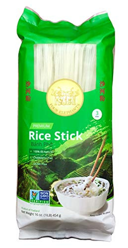 Four Elephants Premium Rice Stick Noodle Non-GMO Verified 3 Pack 3 mm