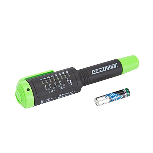 OEMTOOLS 25269 Brake Fluid Tester (DOT 3 DOT 4 DOT 5.1)