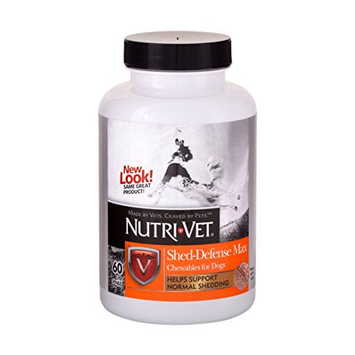 Nutri-Vet Shed-Defense Max Chewables For Dogs  60 Count