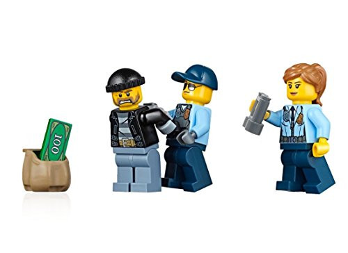 LEGO City Police Minifigure Combo Pack Police - Run Away Bandit Male Cop Female Cop 60130 LEGO City Police Minifigure Combo Pack Police - Run Away Bandit Male Cop Female Cop 60130