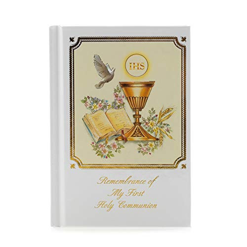 Remembrance My First Holy Communion Missal Classic White 5 x 4 Paper Gift Book