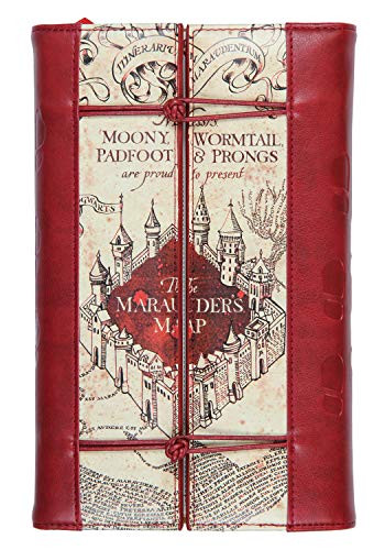 Harry Potter Journal Marauders Map Reusable Refillable Personal Faux Leather Journal Cover Notebook