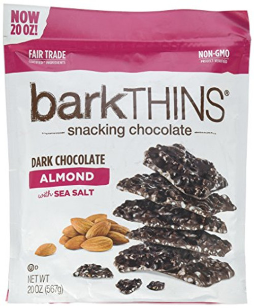Bark Thins Snacking Dark Chocolate Almond With Sea Salt 20 Oz