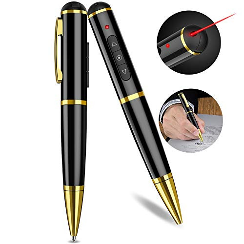 Presentation Clicker  Powerpoint Clicker for Powerpoint Presentations Remote with Writing Pen  Wireless Presenter Remote with USB  Slide Clicker Remote for Mac  Laptop  PPT  Keynote  Computer