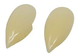 Vampire Teeth By Bloody Mary - Reusable With Permanent Molding Material Full Upper Fangs