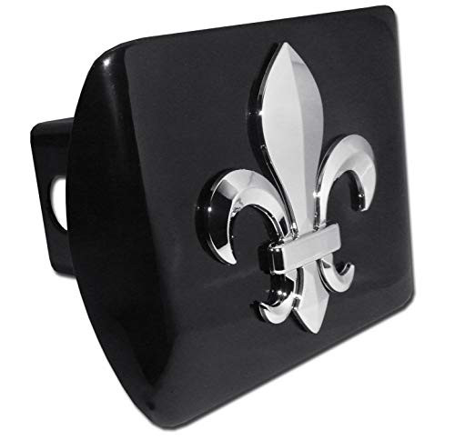 Elektroplate Fleur-de-Lis Black Metal Hitch Cover Elektroplate Fleur-de-Lis Black Metal Hitch Cover
