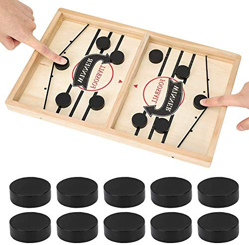 Fast Sling Puck Game Paced Sling Foosball Hockey Board Game Winner Board Games Toys for Adults Parent-Child Interactive Chess Toy Board Table Game