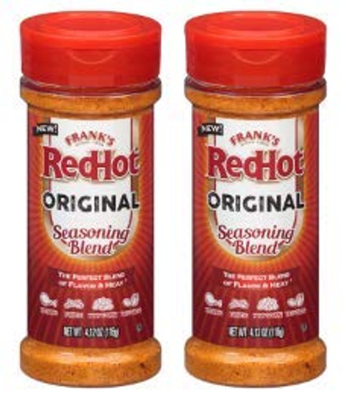 Frank s RedHot Original Seasoning Blend Hot Sauce Powder 4-12 oz Pack of 2 Frank s RedHot Original Seasoning Blend Hot Sauce Powder 4-12 oz Pack of 2