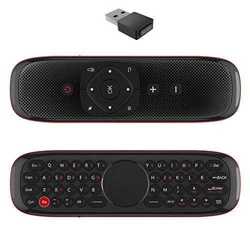 WeChip Air Mouse Remote 2-4G Wireless Keyboard W2 Multifunctional Smart TV Remote Control for Nvidia Shield-Android TV Box-PC-Projector-HTPC-TV