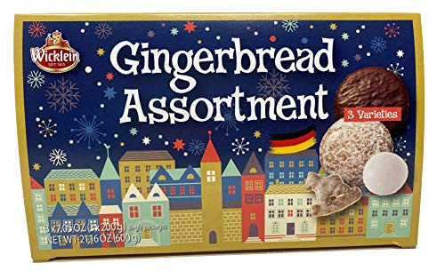 Wicklein Gingerbread Assorted Cookies Box 21oz- Wicklein Gingerbread Assorted Cookies Box 21oz-