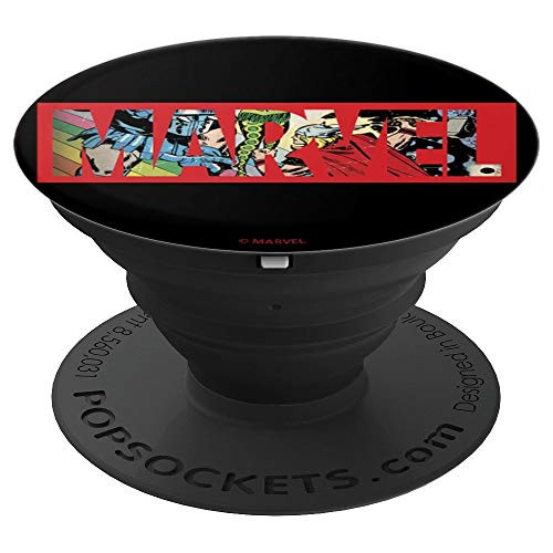 Marvel Thor Comic Fill Logo PopSockets Grip and Stand for Phones and Tablets