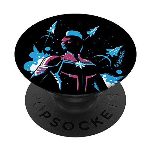 Marvel Captain Marvel Jet Planes and Stars PopSockets Grip and Stand for Phones and Tablets