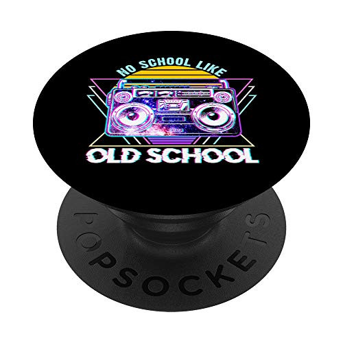 No School like Old School Boombox Retro 80s 90s Vintage PopSockets Grip and Stand for Phones and Tablets No School like Old School Boombox Retro 80s 90s Vintage PopSockets Grip and Stand for Phones and Tablets
