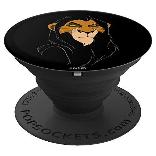 Disney The Lion King Scar Big Face PopSockets Grip and Stand for Phones and Tablets Disney The Lion King Scar Big Face PopSockets Grip and Stand for Phones and Tablets