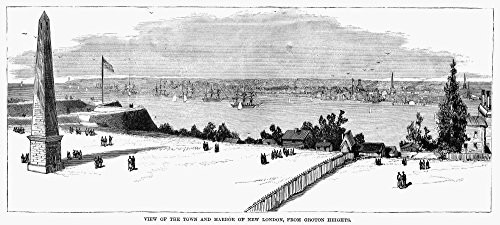 New London Connecticut Nview Of New London Connecticut Looking West Across The Thames River From Groton Heights With The Monument Left Commemorating The Battle Of Groton Heights And The Burning Of New