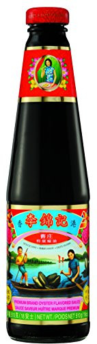 Lee Kum Kee Premium Oyster Sauce  18-Ounce Glass Bottles Pack of 2