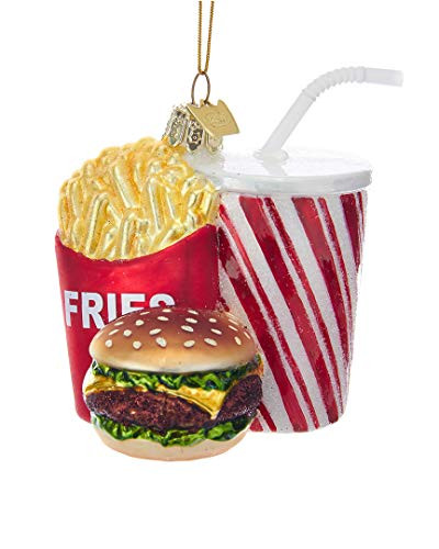 Kurt Adler 3-5In Noble Gems Fast Food Combo Ornament